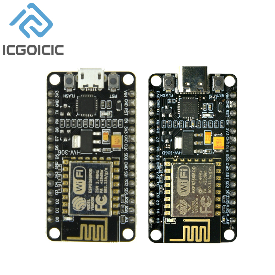 Esp8266 Nodemcu Board - Nodemcuワイヤレスモジュール,cp2102,ch9102x,nodemcu lua v3ベースのESP8266,micro TYPE-C,wi-fi,IoTインターネット開発ボード