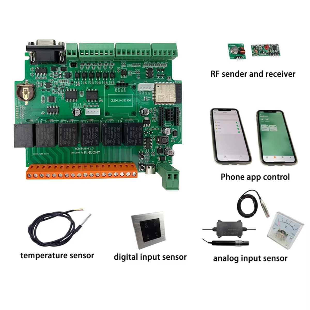 KC868-A6 開発ボード。MQTT、Web、HTTP、E - Home Automation Systems Diy のレビューと価格