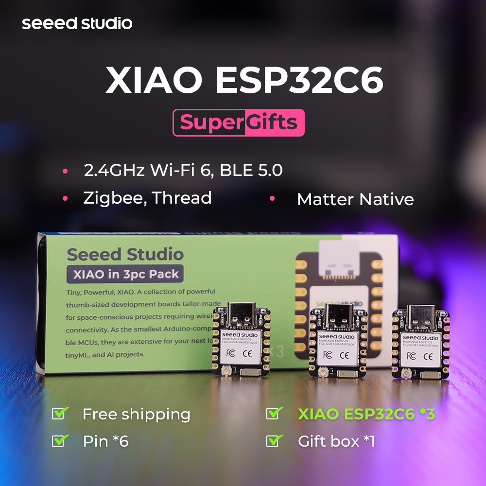 ESP32C6ミニ開発ボード XIAO ESP32 C6-2 - Display Epaper 2.9 のレビューと価格