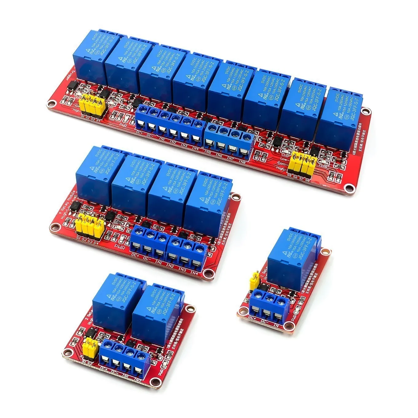   1 2 4 8チャンネル 5V 12V 24V リレーモ - Relay 8 Channel Board のレビューと価格