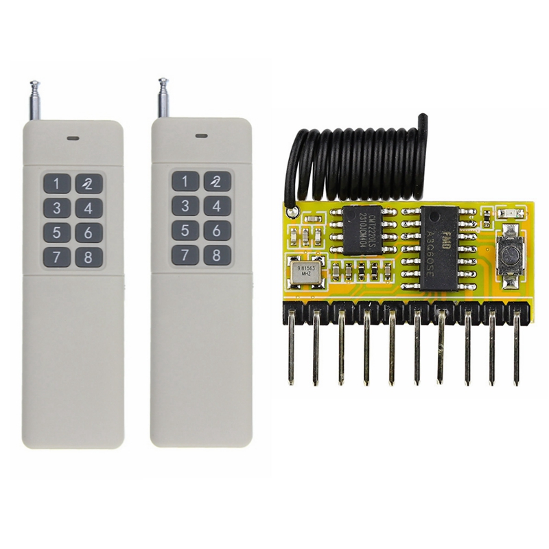 433MHz DC3V~5V 8CH 多機能デコード受信機モ - 433Mhz Receiver Module のレビューと価格