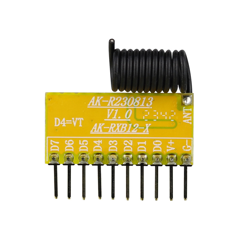 433MHz DC3V~5V 8CH 多機能デコード受信機モ - 433Mhz Receiver Module のレビューと価格