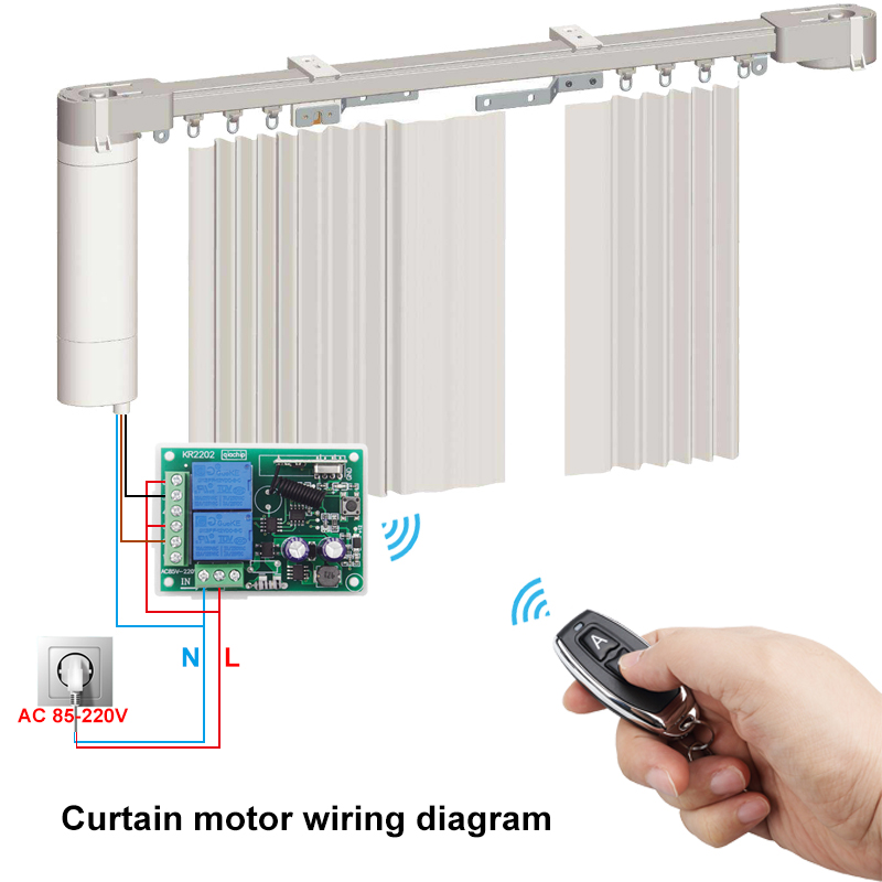 Qiachip-ユニバーサルワイヤレススイッチ、リモートコン - 433Mhz Receiver Module のレビューと価格
